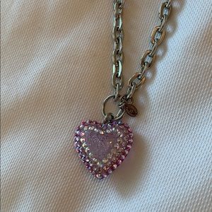 TARINA TARANTINO Pink Heart Necklace!